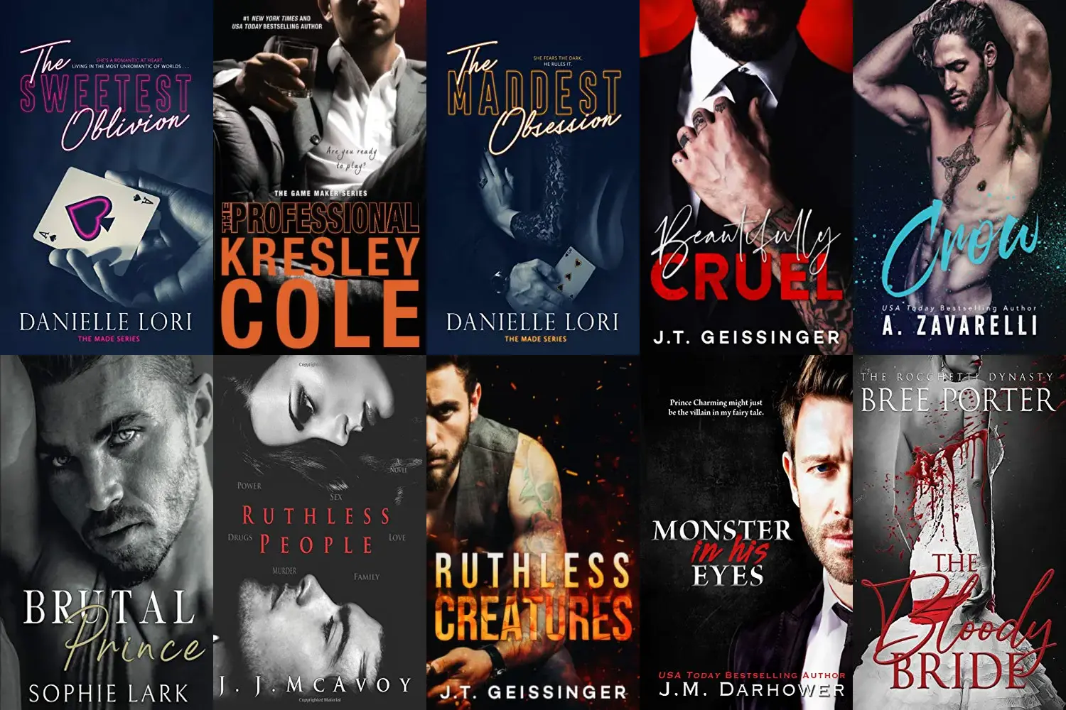 Mafia Romance Books with Dangerous Liaisons and Dark Love