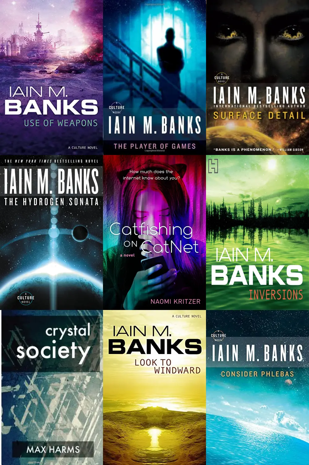 Iain M. Banks Culture Novels by Comic Crits : r/printSF