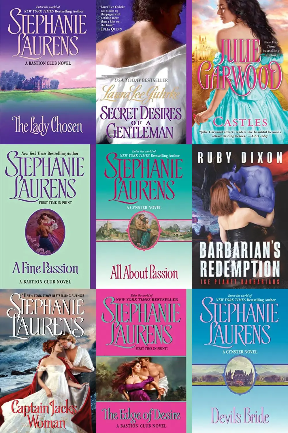 If I liked Mastered By Love (Bastion Club) by Stephanie Laurens, what  should I read next?