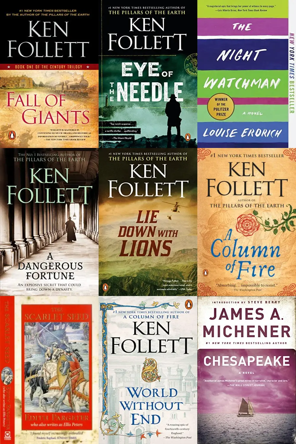 What should I read if I like Ken Follett?