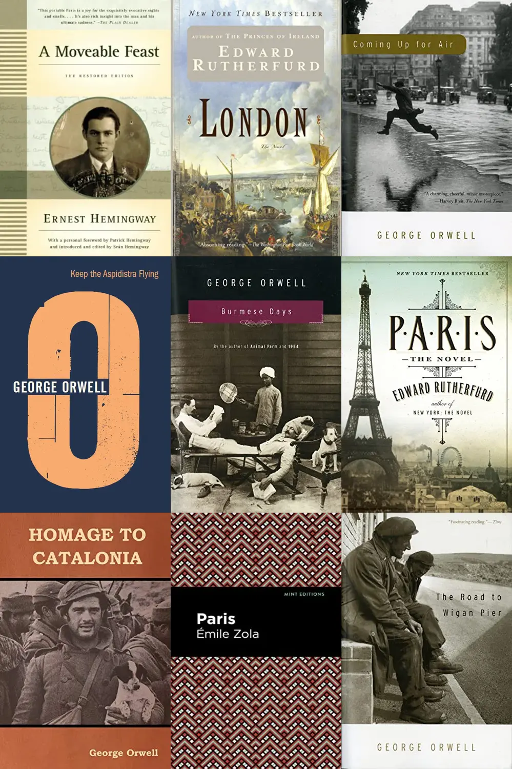 If I liked Down and Out in Paris and London by George Orwell, what should I